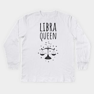 libra queen Kids Long Sleeve T-Shirt